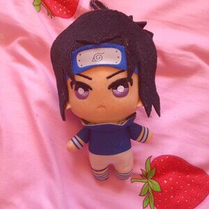 Naruto Sasuke plush Keychain